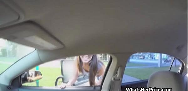  Picking up random cutie for a pool side fuck